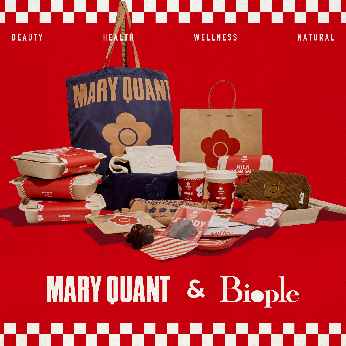 MARY QUANT＆Biople初のコラボレーション