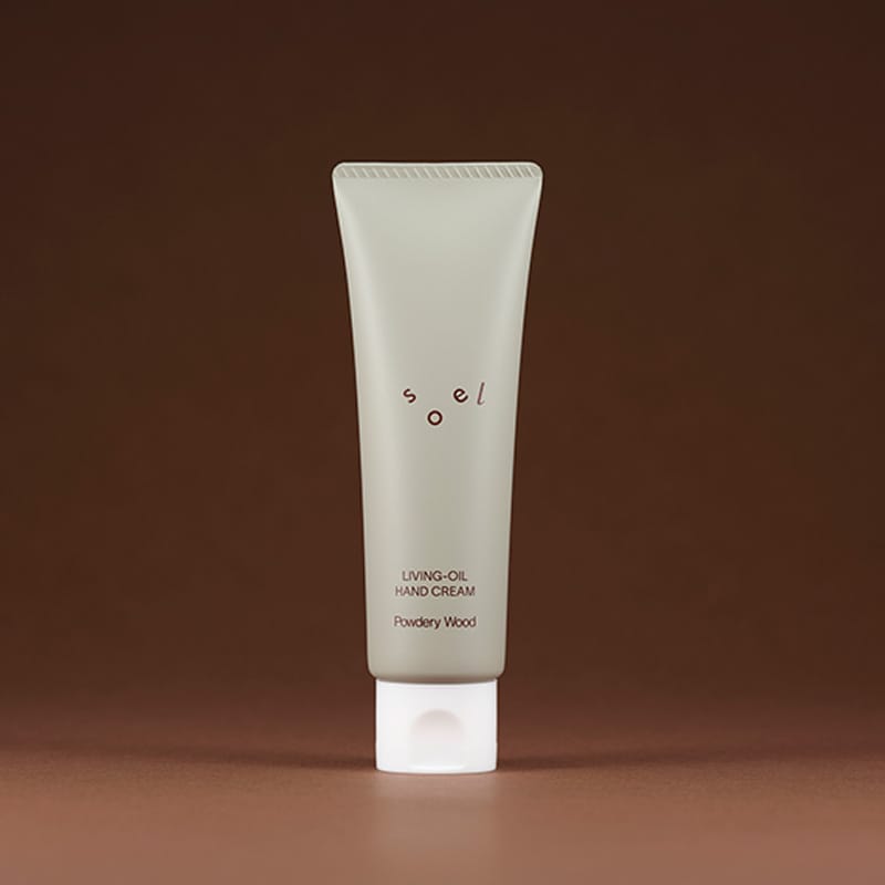 soel リビングオイル ハンドクリーム パウダリーウッド