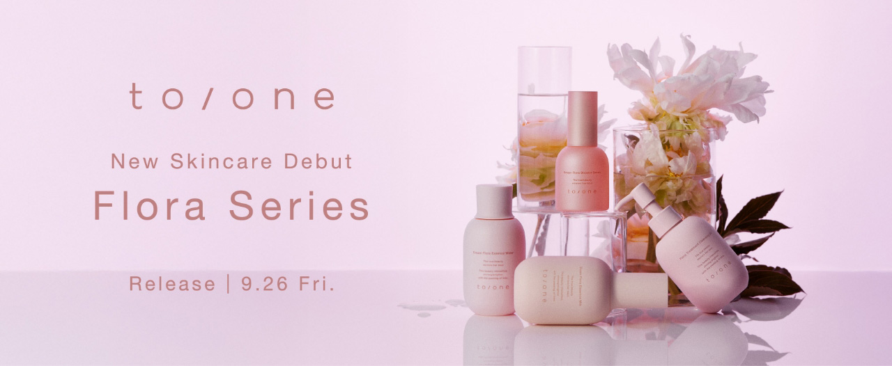 to/one New Skincare Debut Flora Series