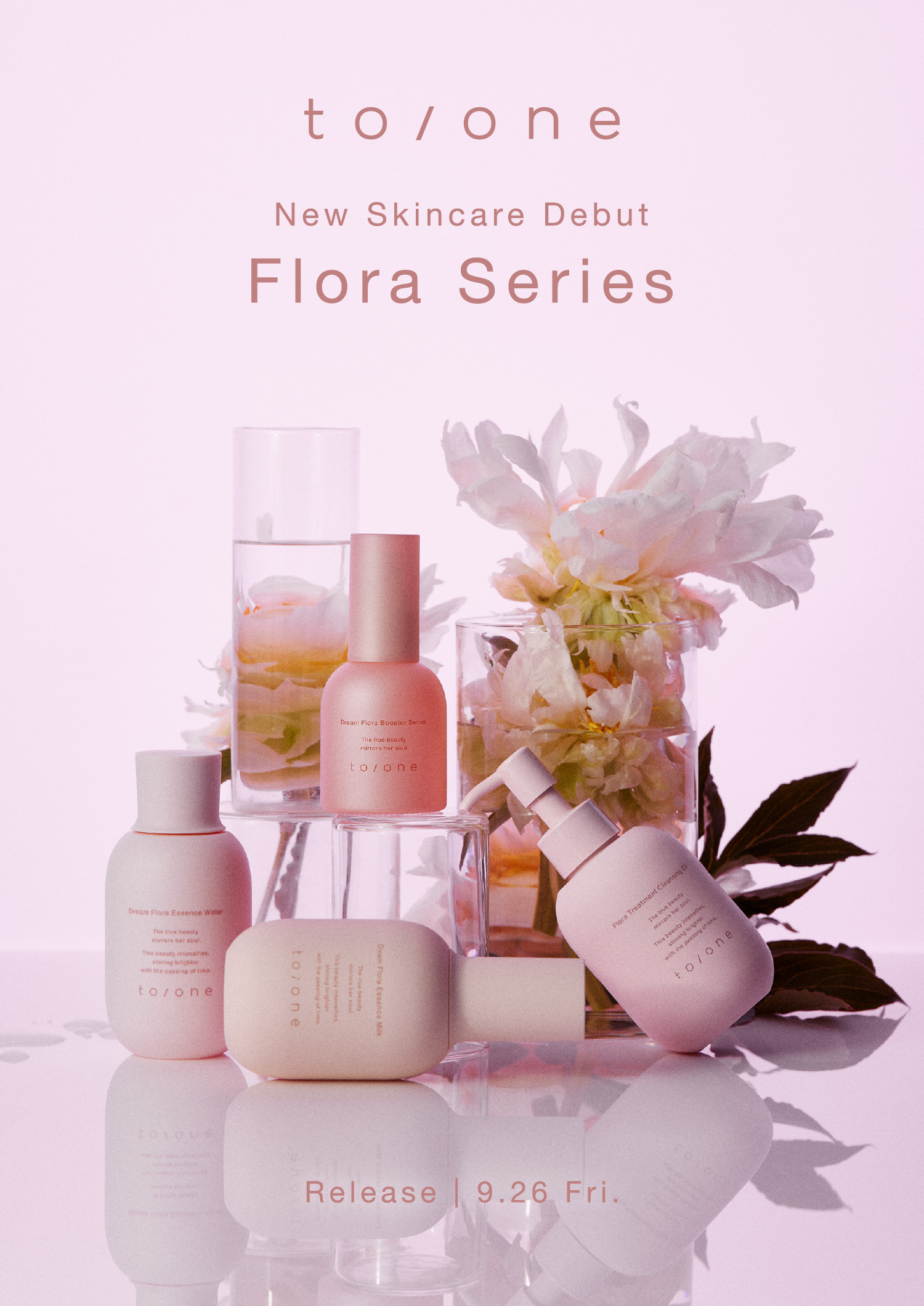 to/one WEB STORE　|　New Skincre Debut Flora Series